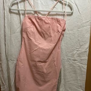 White Fox, cross strap dress, NWT, size S